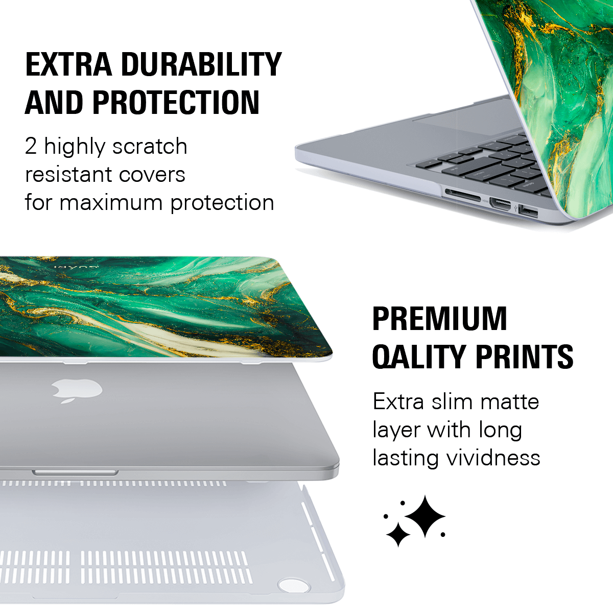 EMERALD SERENADE MACBOOK CASE