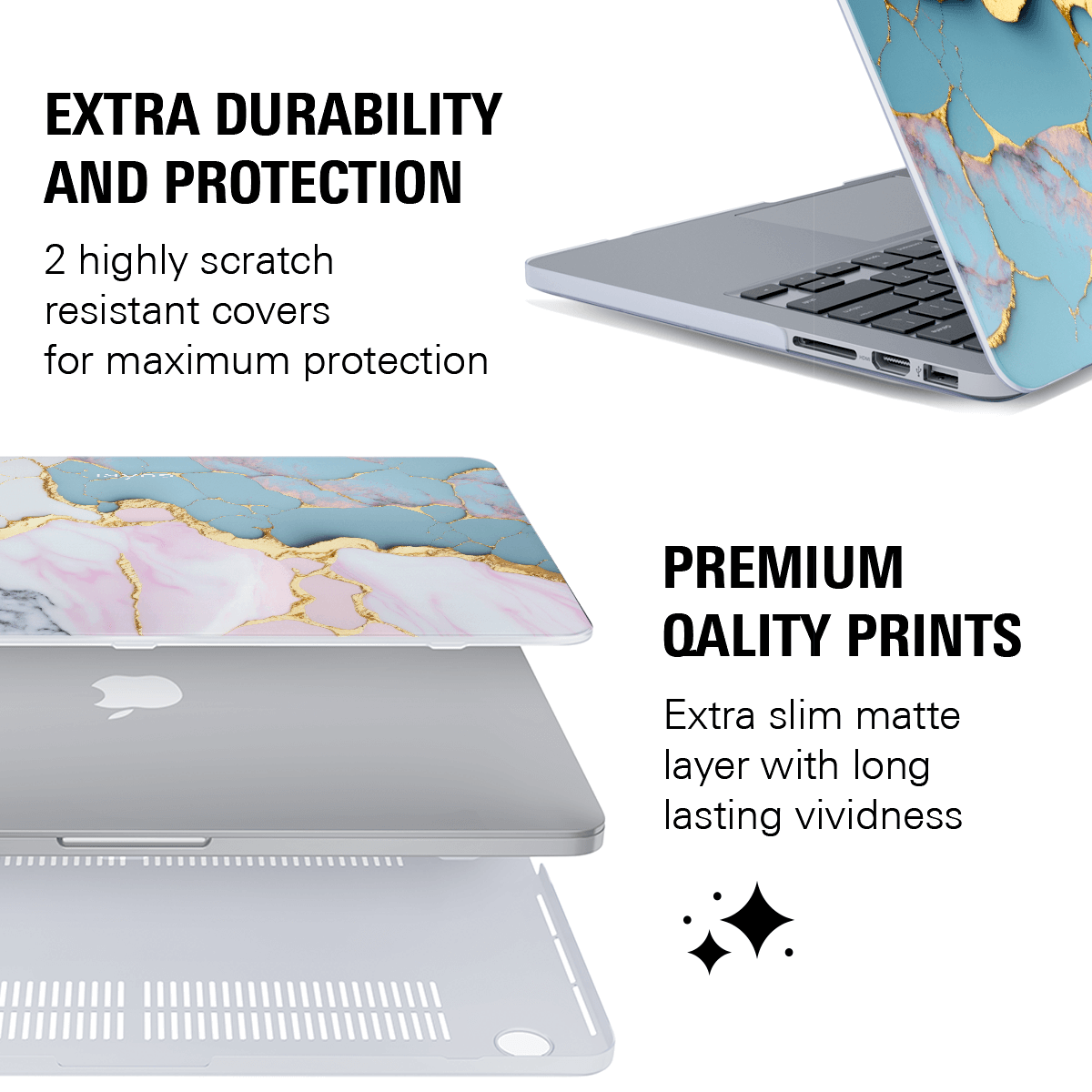 ROSE GOLD RUSH MACBOOK CASE