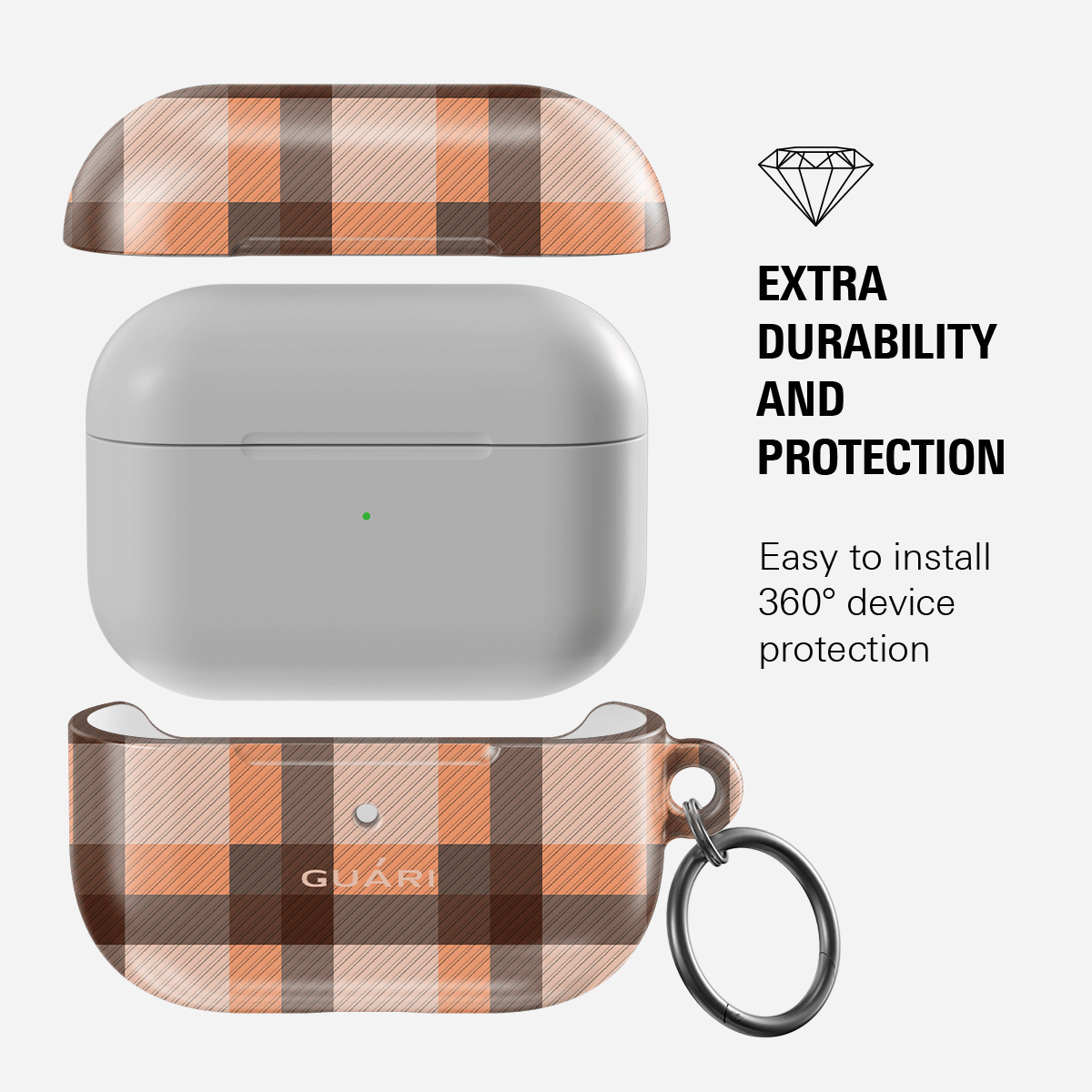 RETRO SAND AIRPODS 1/2 CASE