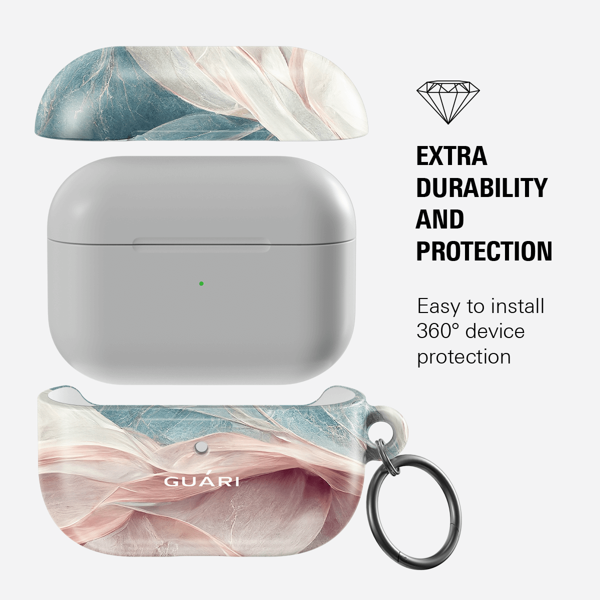 WATER HEARTBEAT AIRPODS 1/2 CASE