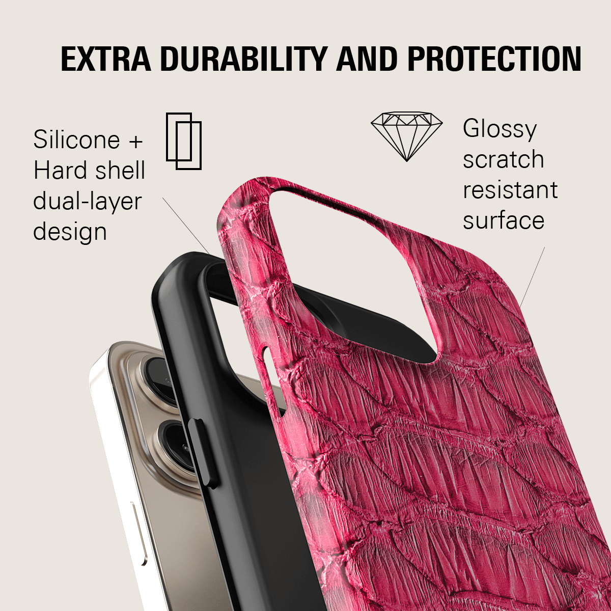 HYPNOTIC HISS MAGSAFE PHONE CASE