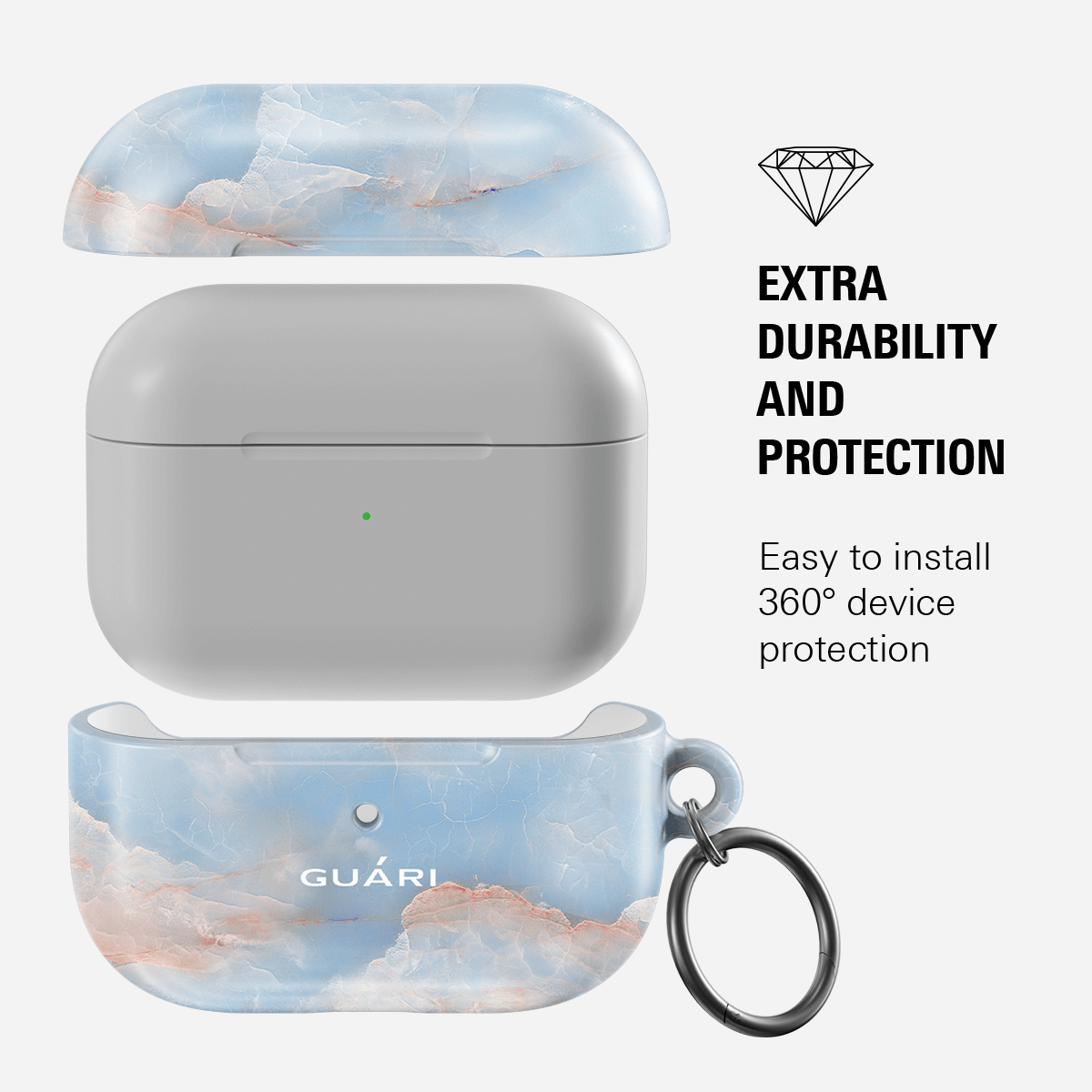FROSTED FLAIR AIRPODS 1/2 CASE