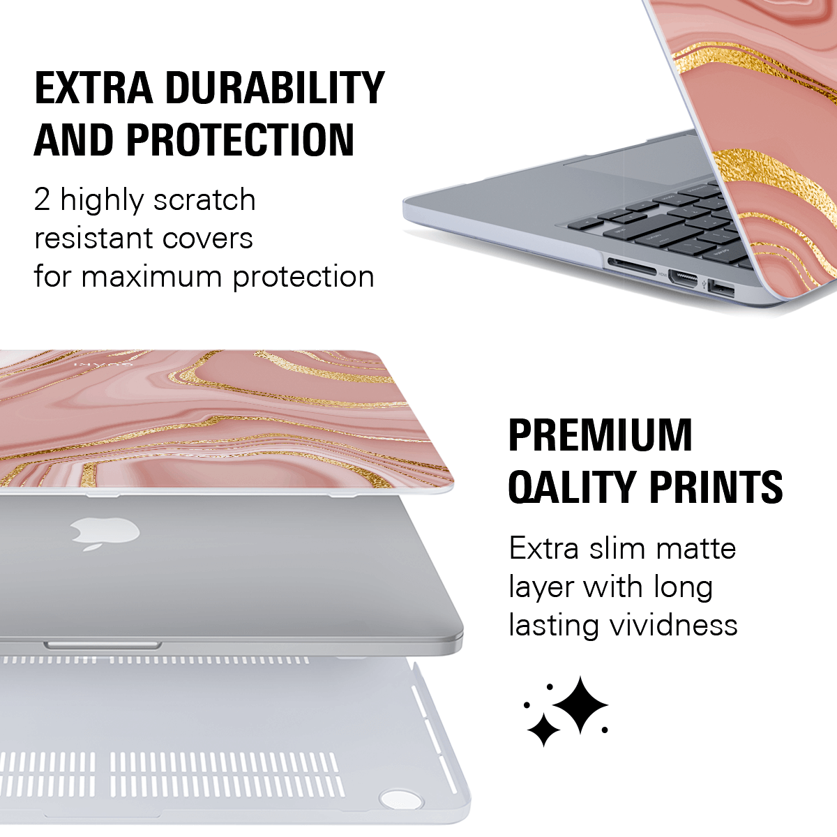 CORAL SUNSET MACBOOK CASE