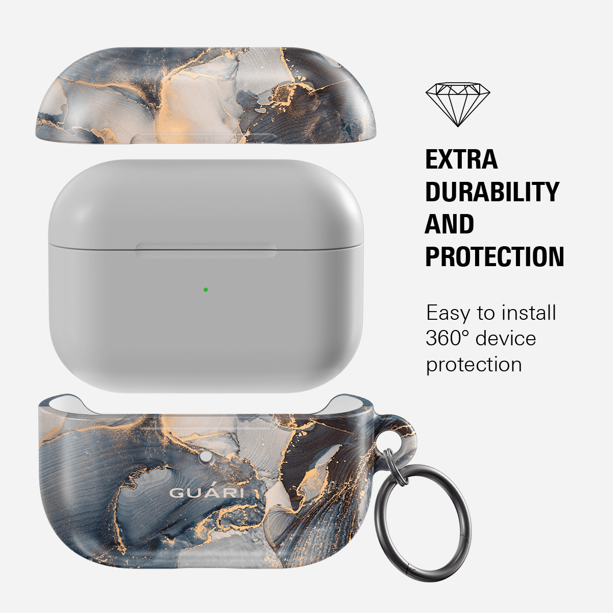 FLEUR DE LUNE AIRPODS 1/2 CASE