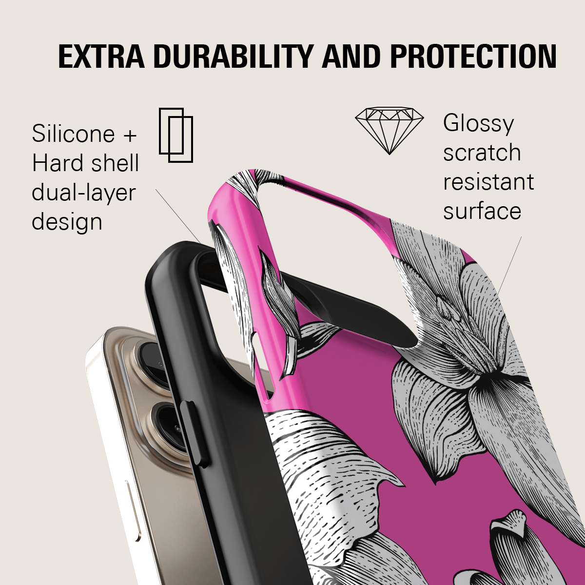 LILY ROMANCE MAGSAFE PHONE CASE