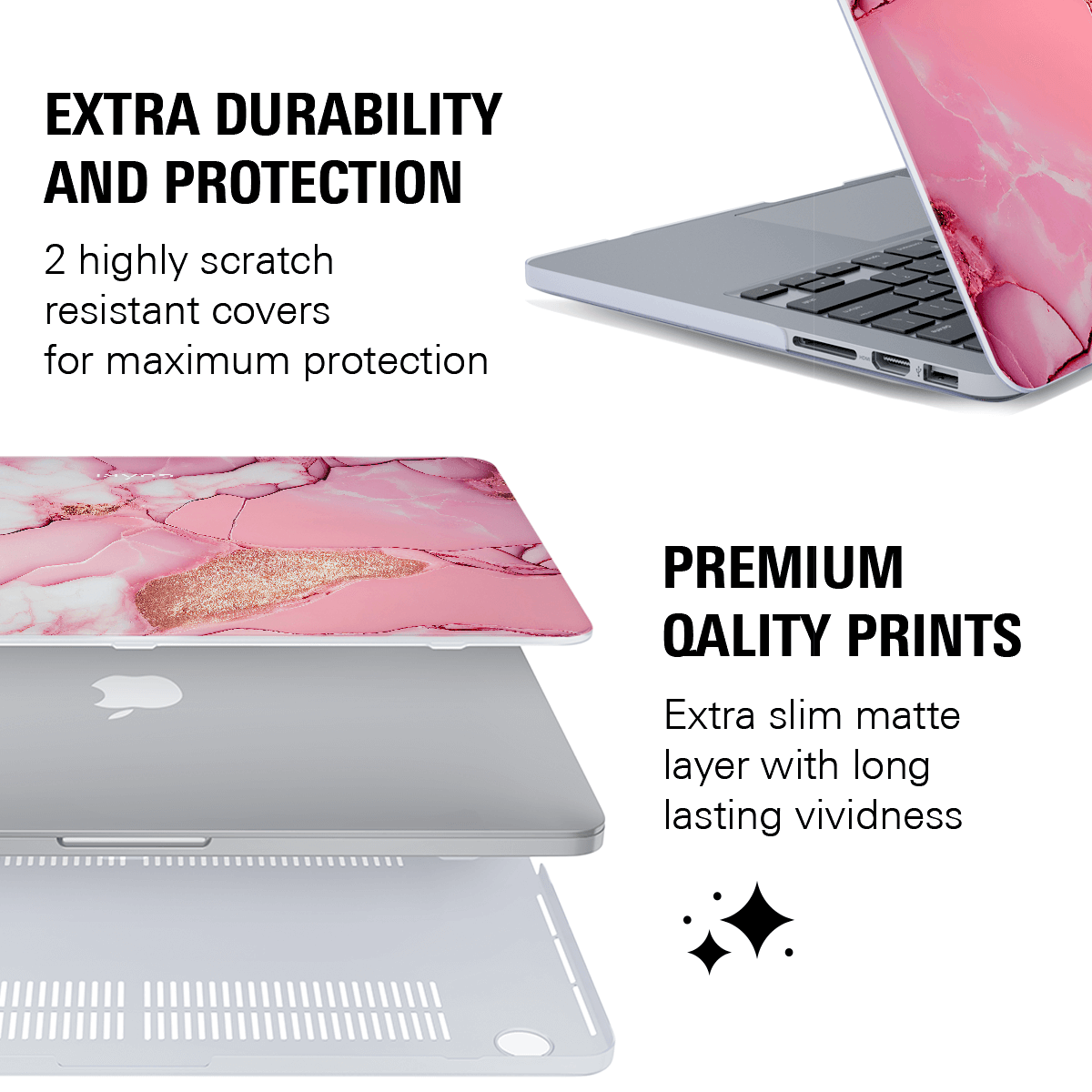 PRETTY IN PINK MACBOOK CASE