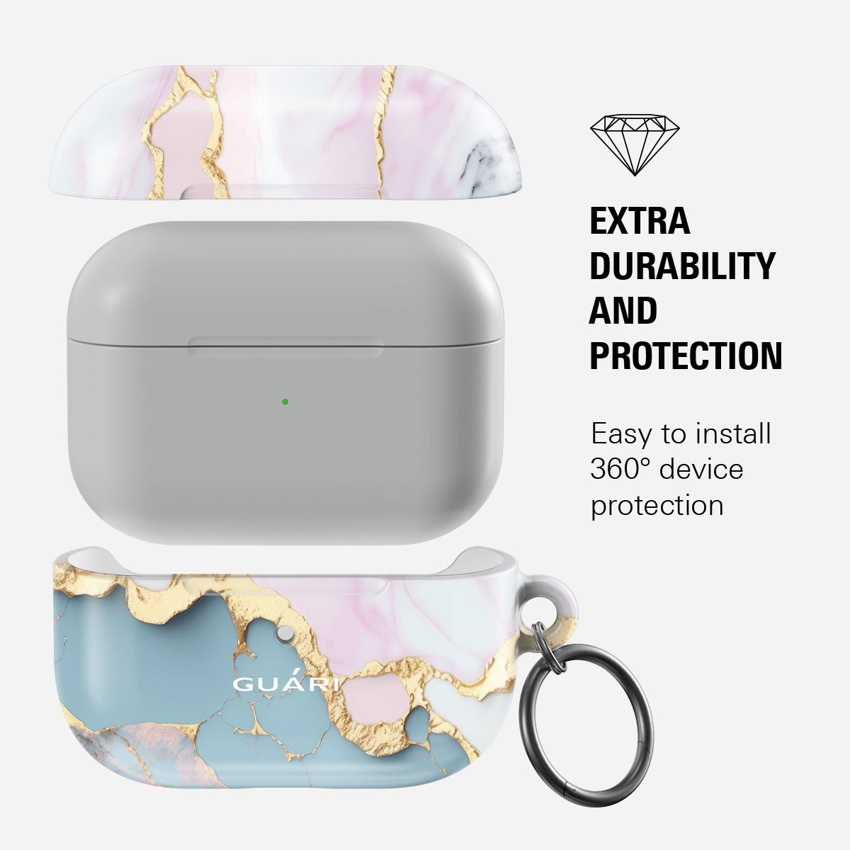 ROSE GOLD RUSH AIRPODS CASE