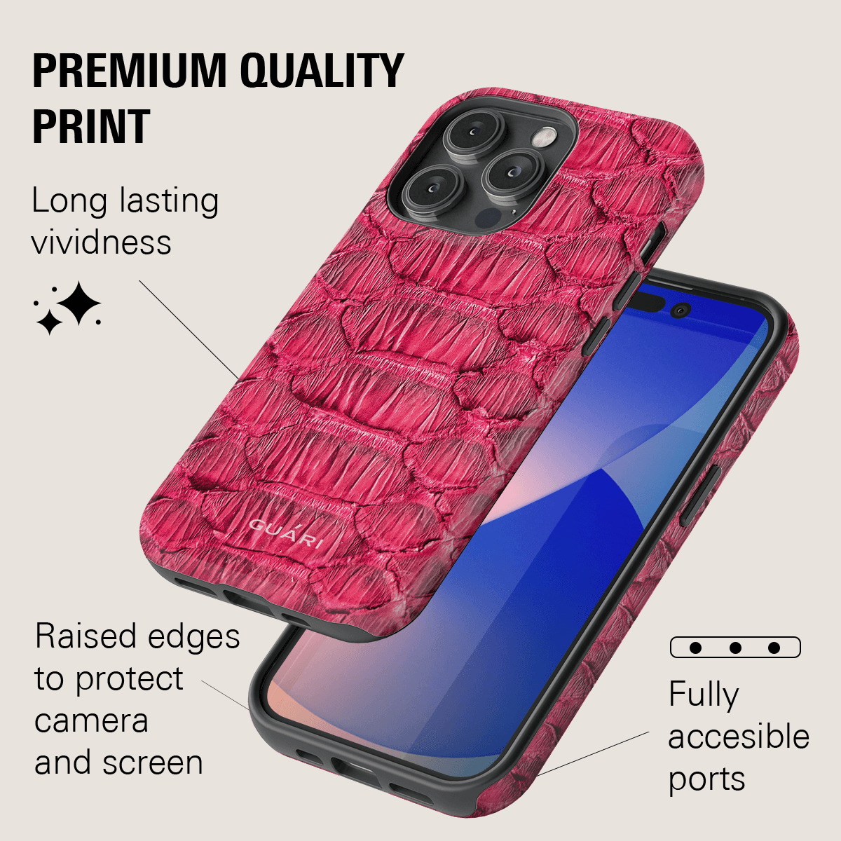 HYPNOTIC HISS MAGSAFE PHONE CASE