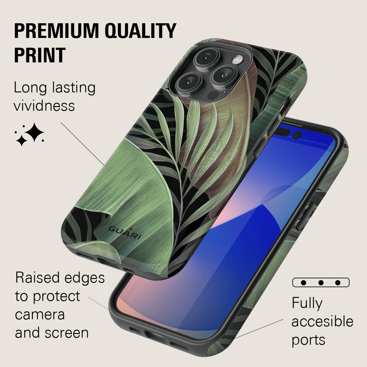 JUNGLE RHYTHM MAGSAFE PHONE CASE