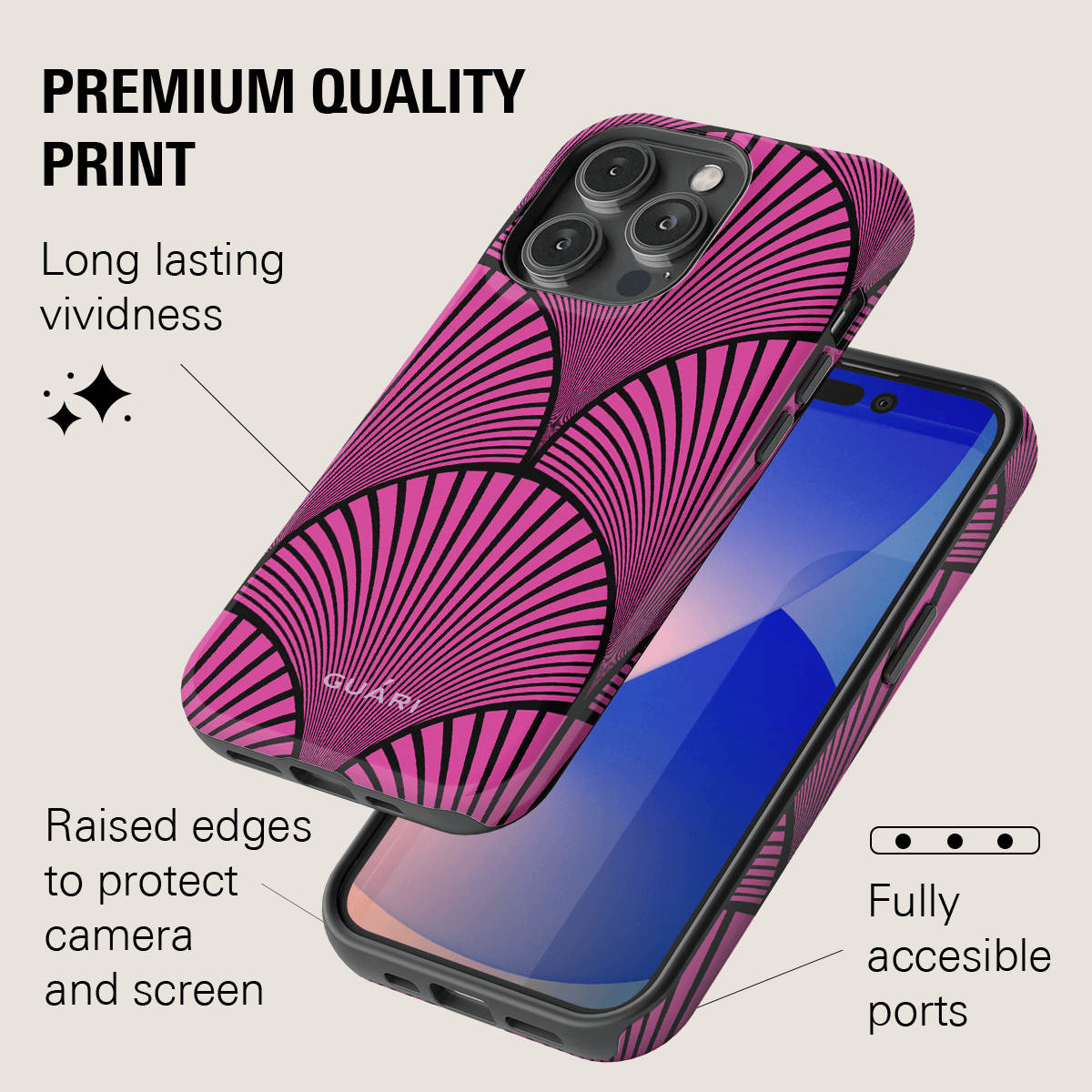 KABUKI GLAMOUR MAGSAFE PHONE CASE