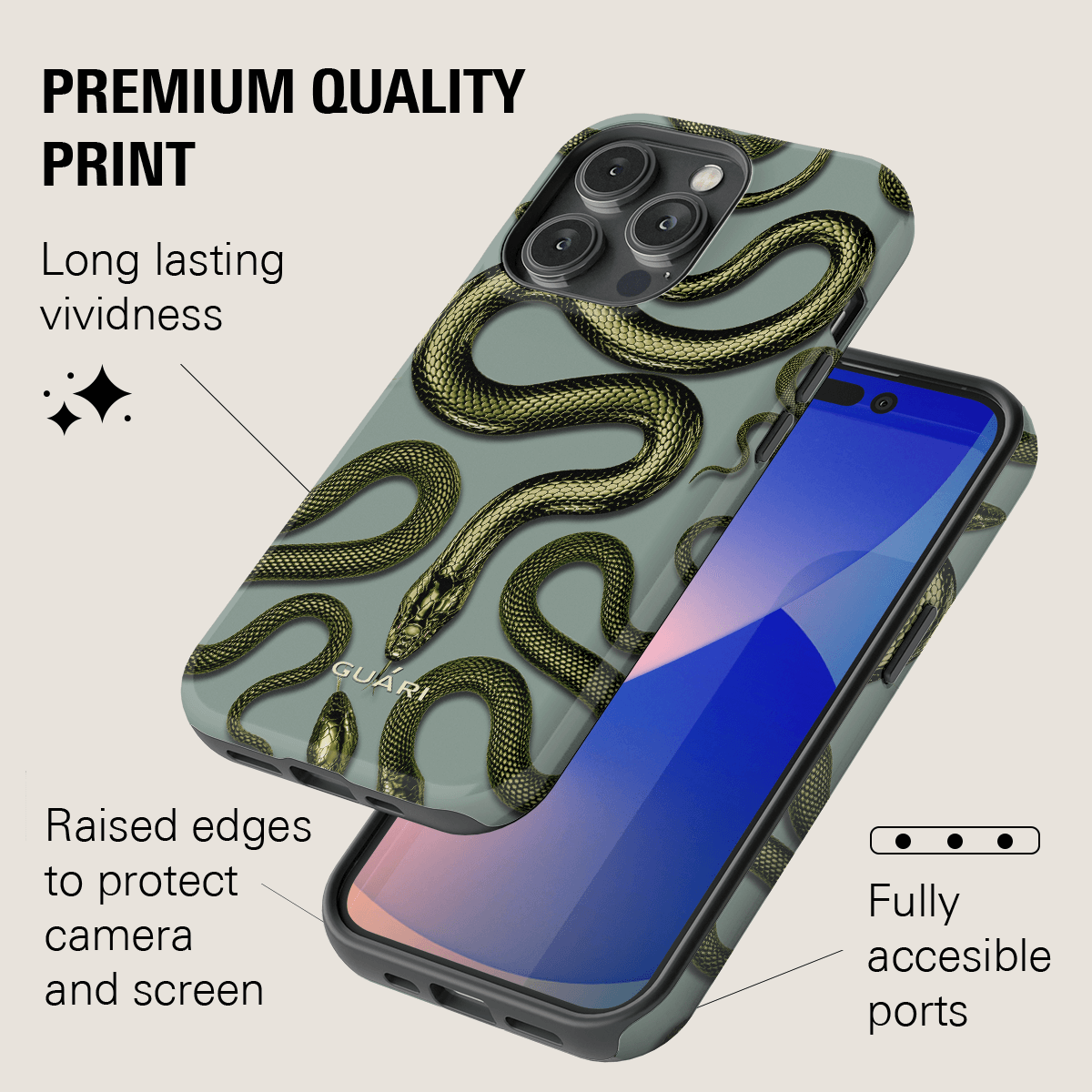 SHARP FOCUS MAGSAFE PHONE CASE