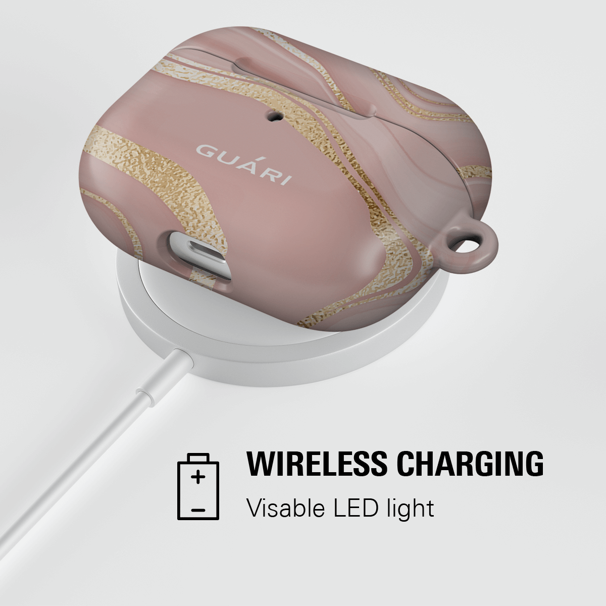 CORAL SUNSET AIRPODS 1/2 CASE