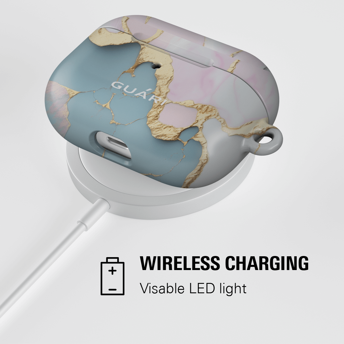 ROSE GOLD RUSH AIRPODS 1/2 CASE