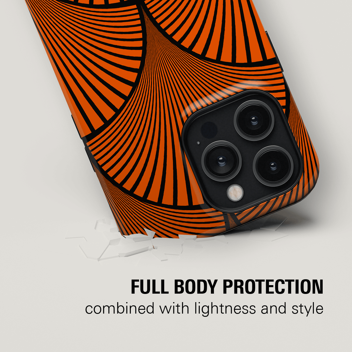 GOLDEN FAN MAGSAFE PHONE CASE