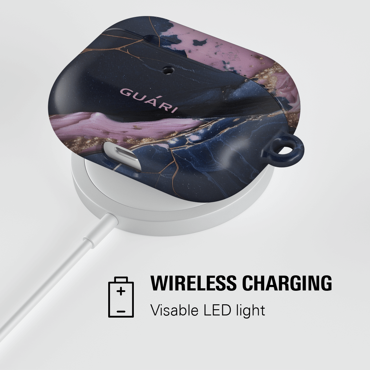 PINK CHAMPAGNE AIRPODS 1/2 CASE