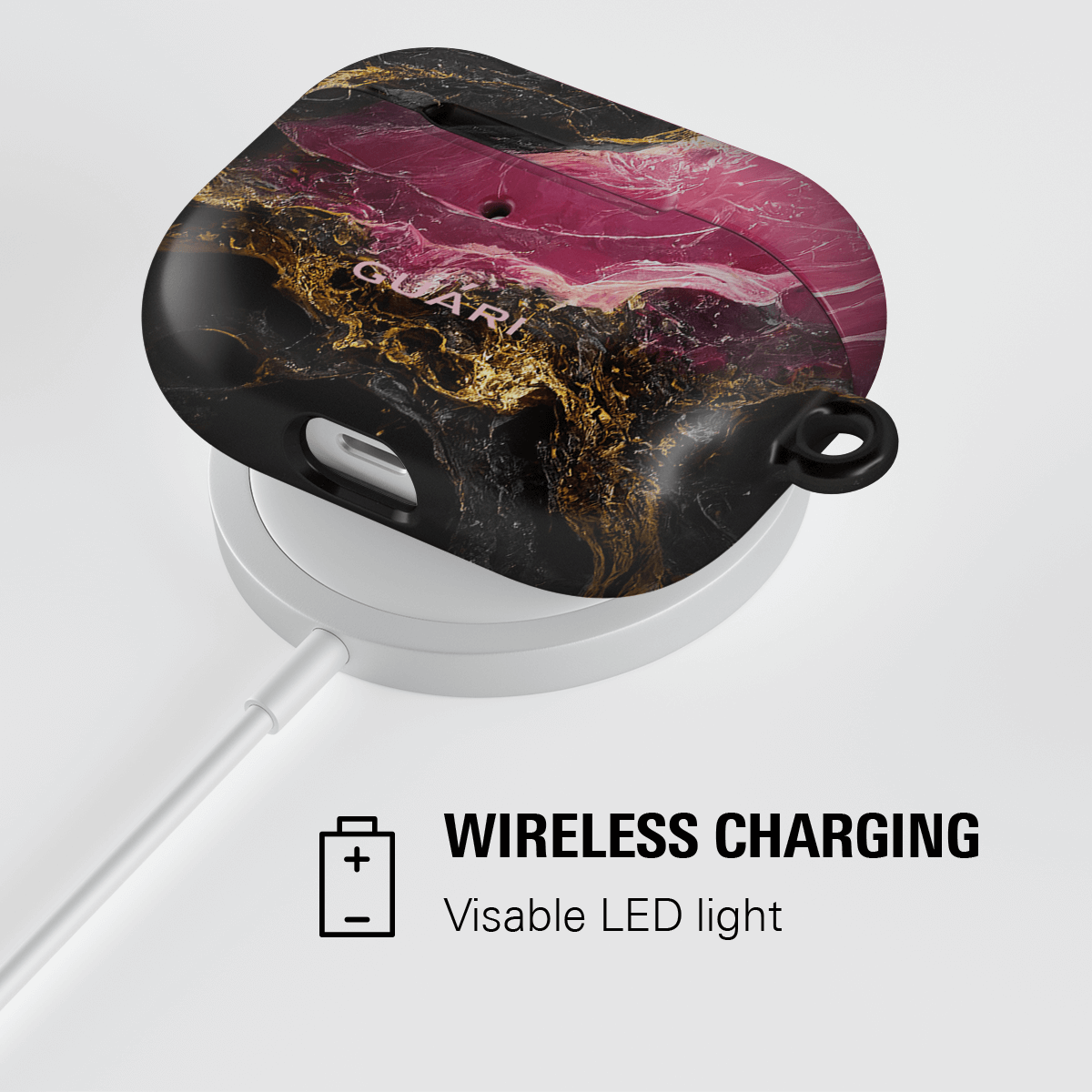 RUBY LUXE AIRPODS 1/2 CASE