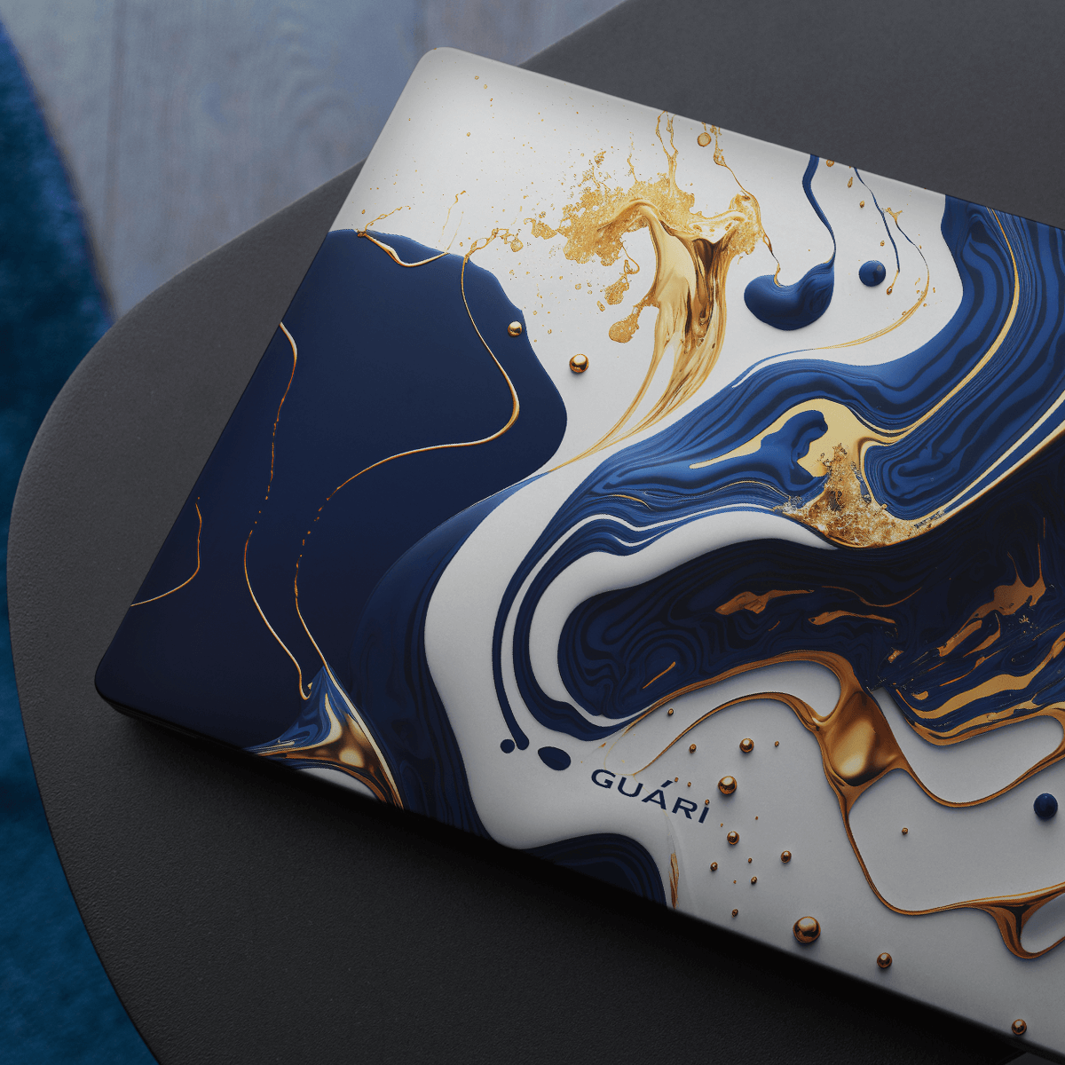 BLUE INFINITY MACBOOK CASE