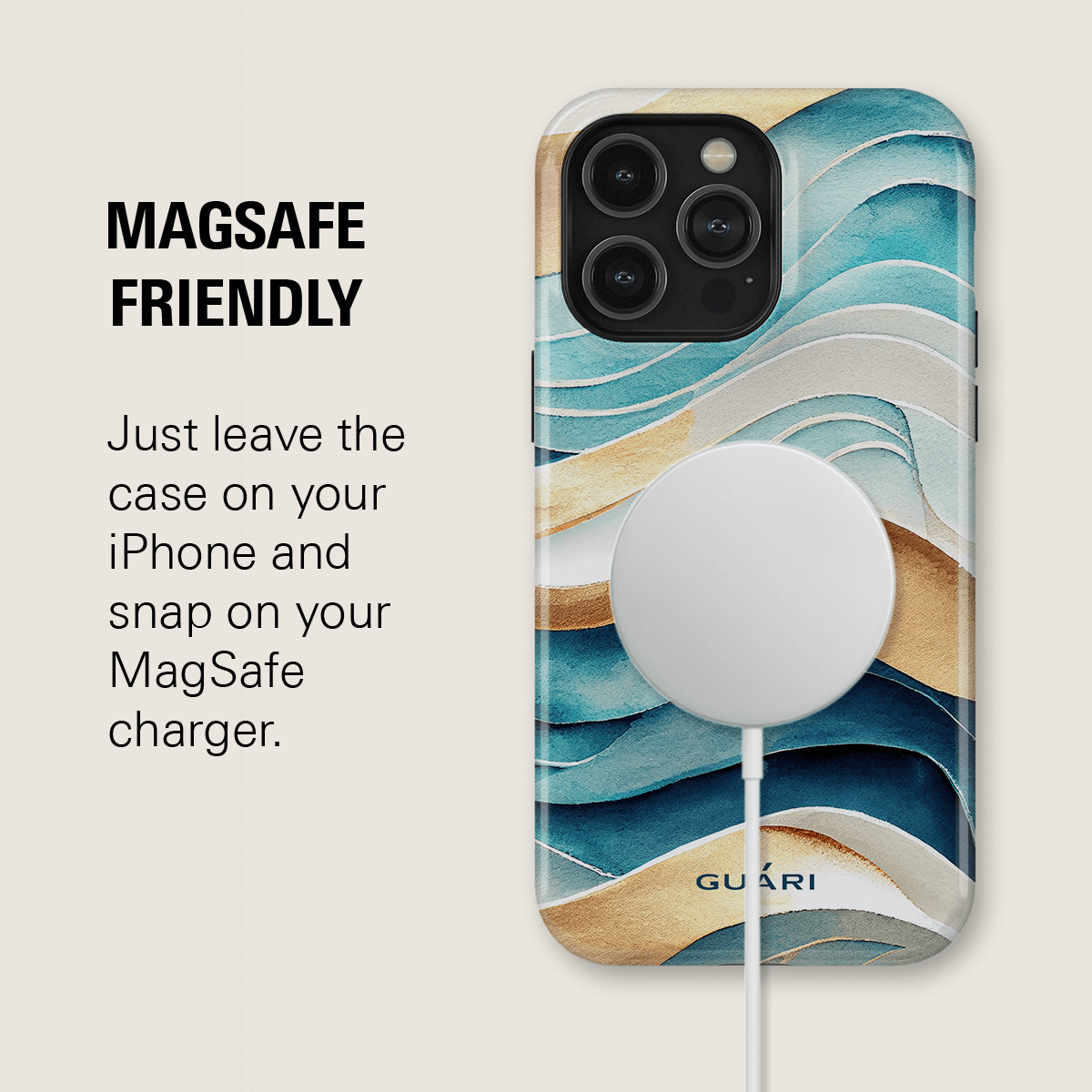 AQUA MARINE MAGSAFE PHONE CASE