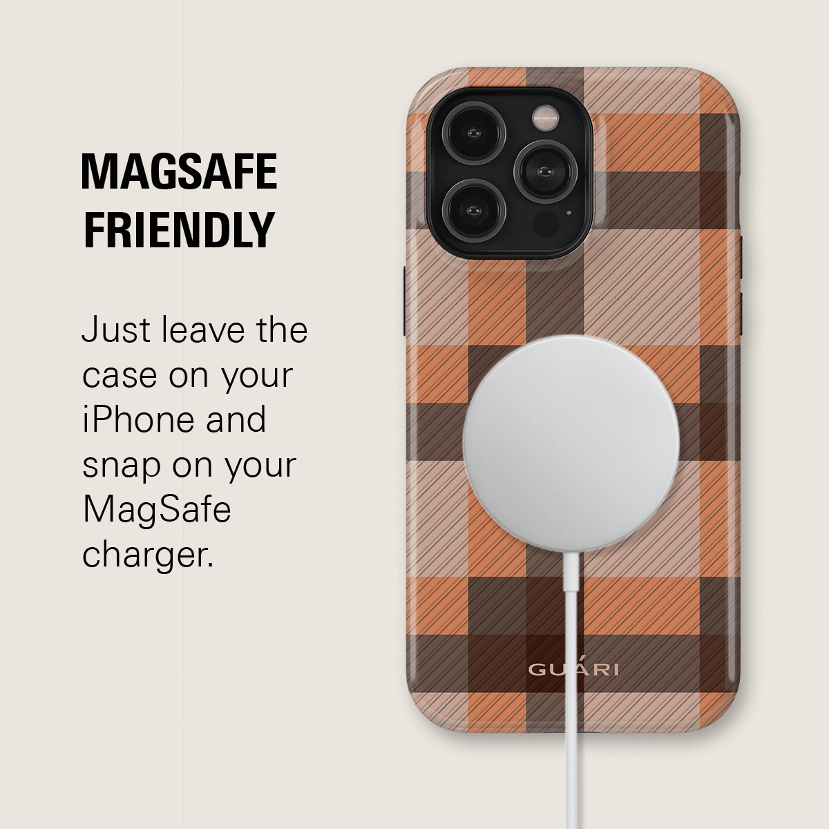 RETRO SAND MAGSAFE PHONE CASE