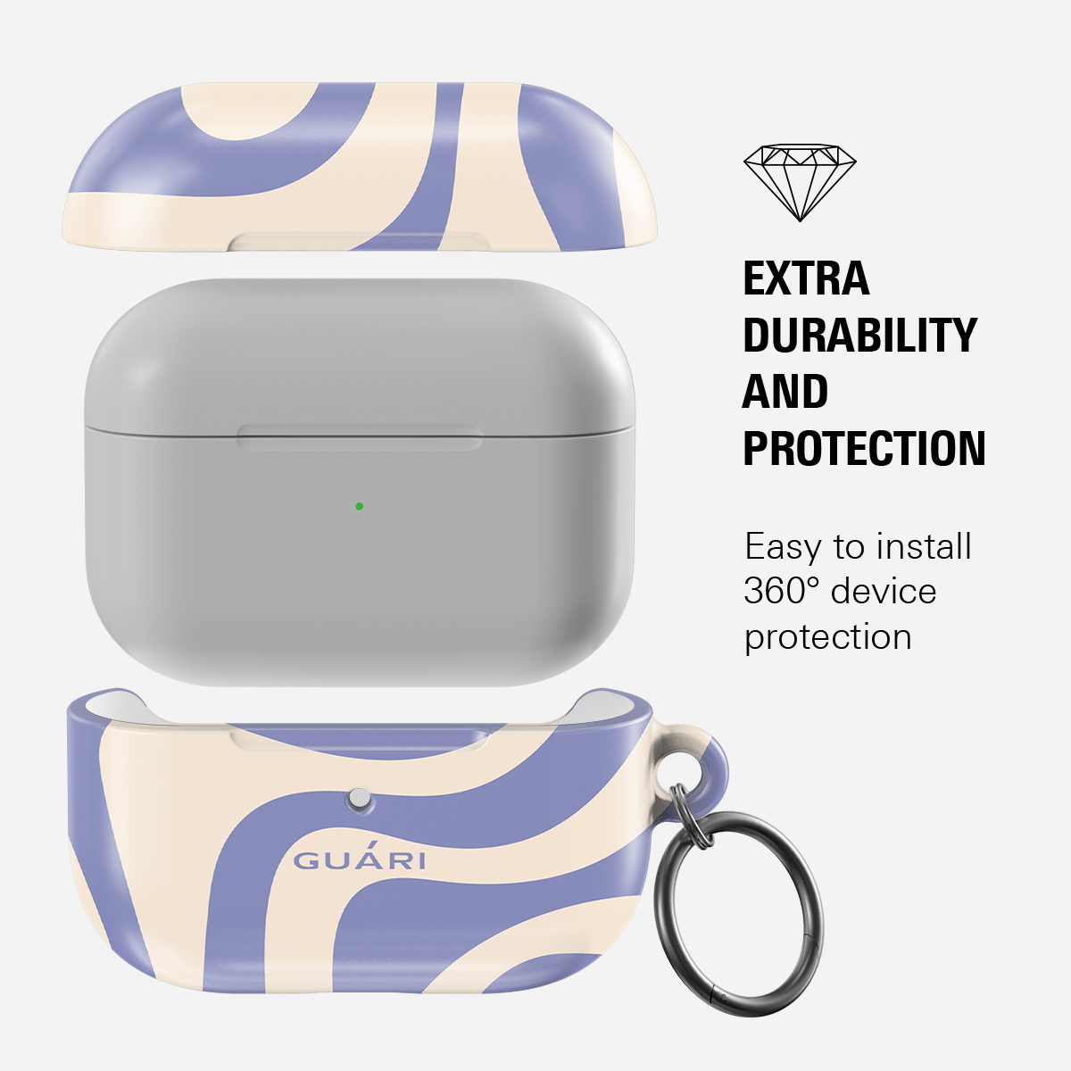 TRANQUIL BREEZE AIRPODS 1/2 CASE