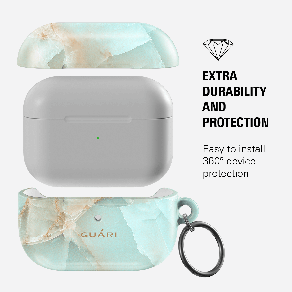 MINTED MAJESTY AIRPODS 1/2 CASE