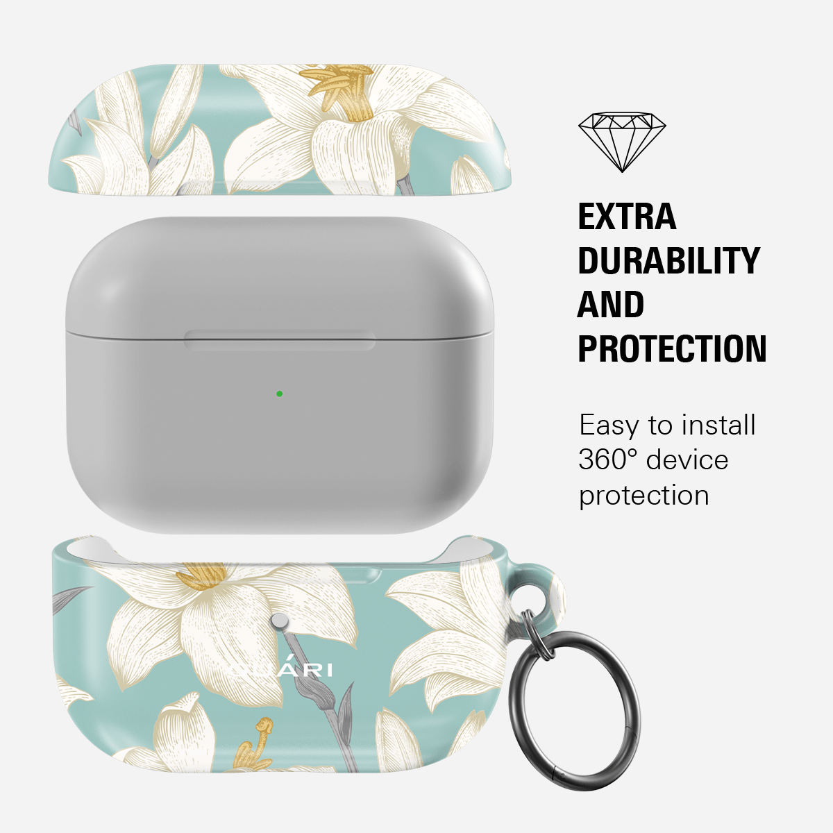 OCEAN LILY AIRPODS 1/2 CASE