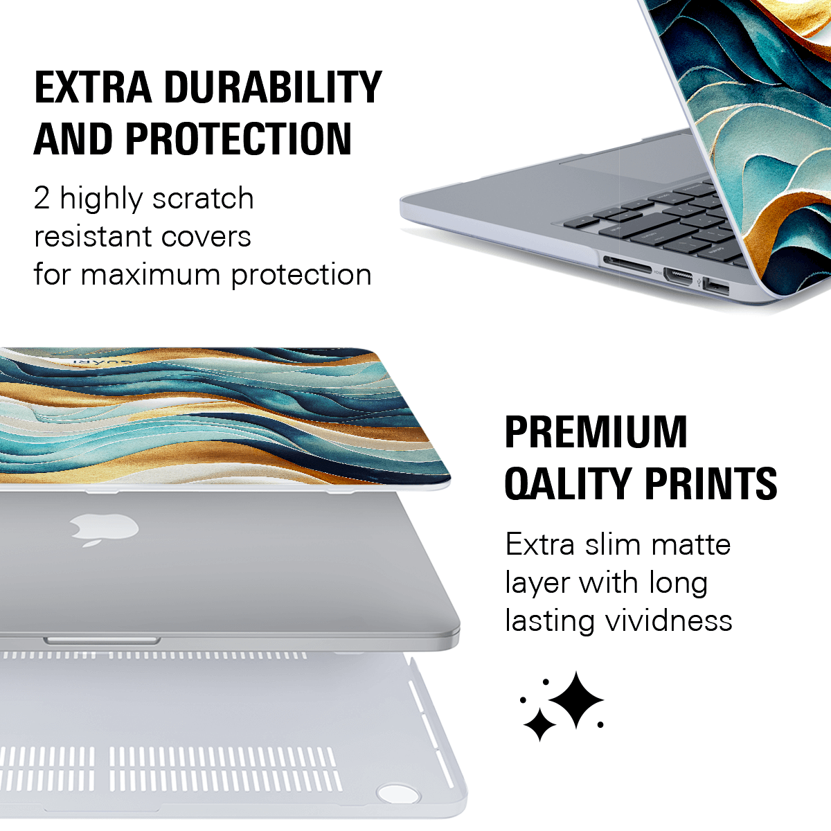 AQUA MARINE MACBOOK CASE