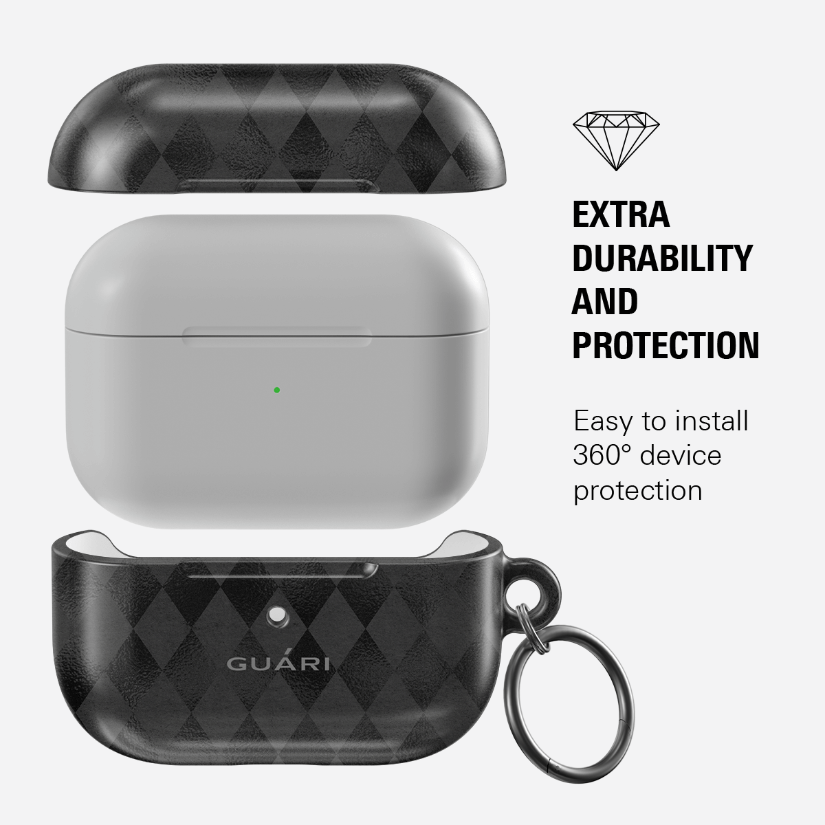 MONOCHROME AIRPODS 1/2 CASE