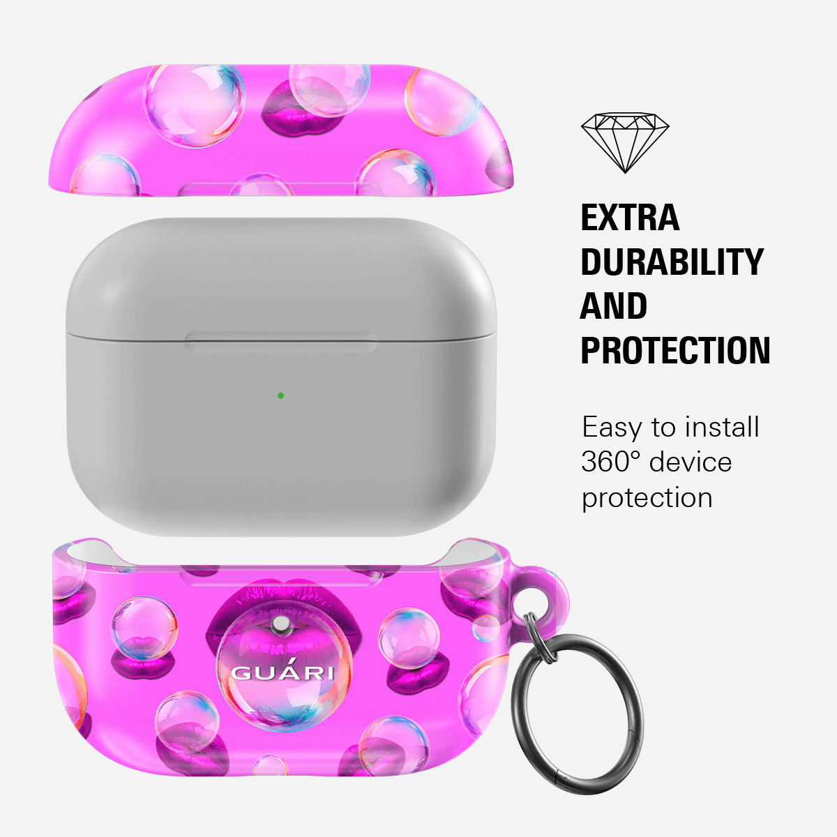 LOVE BUBBLE AIRPODS CASE