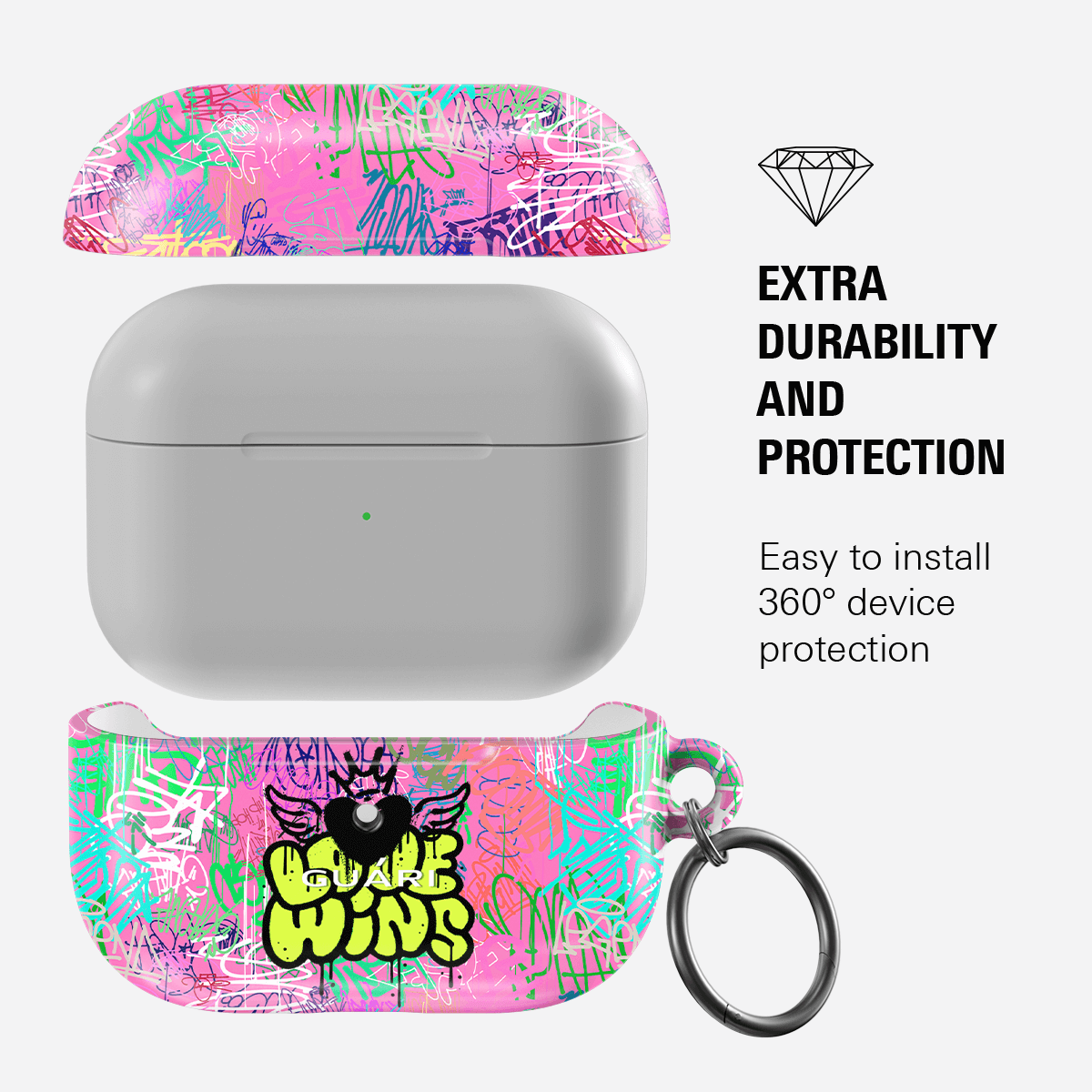 LOVE QUEEN AIRPODS 1/2 CASE