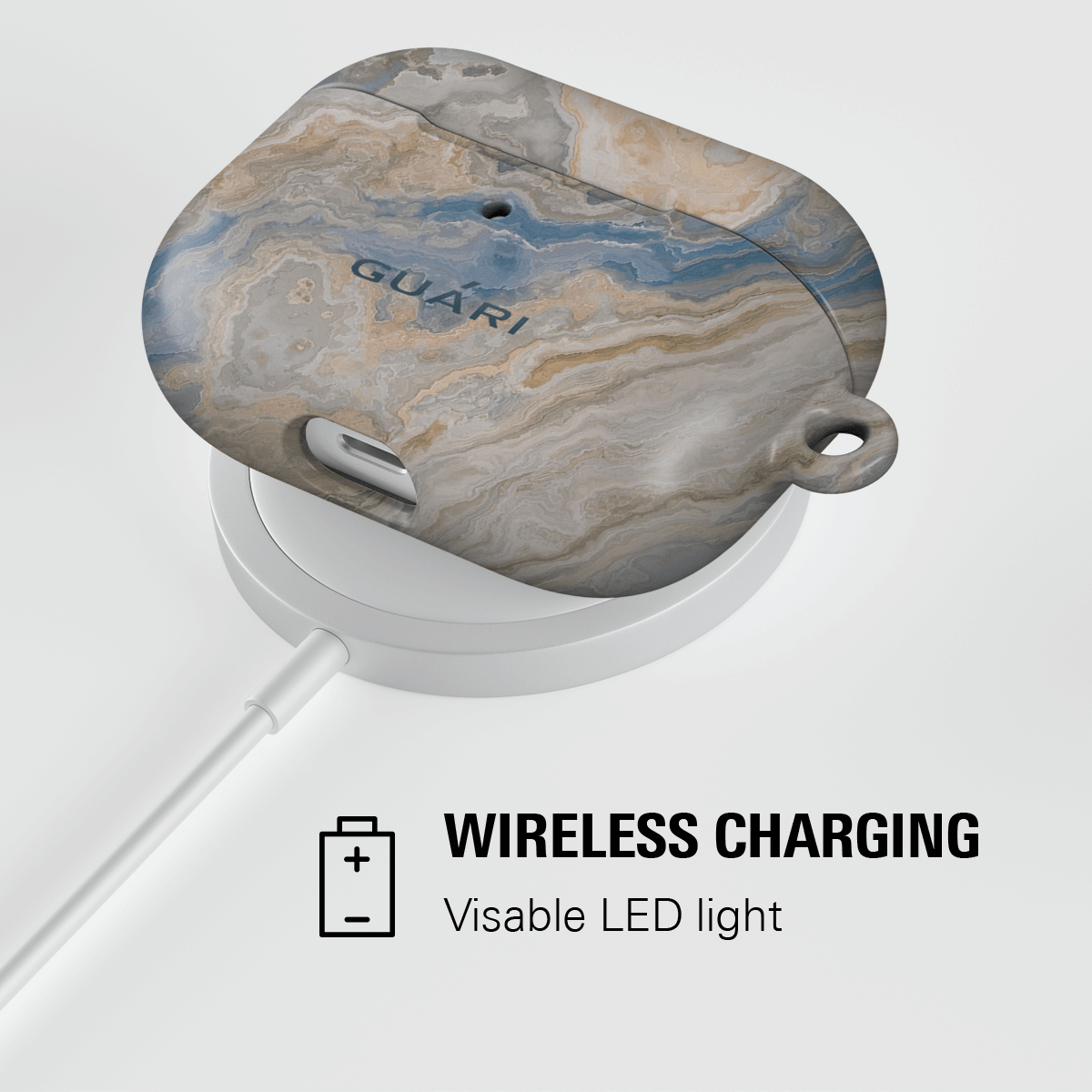 SWIRLING STONE AIRPODS CASE