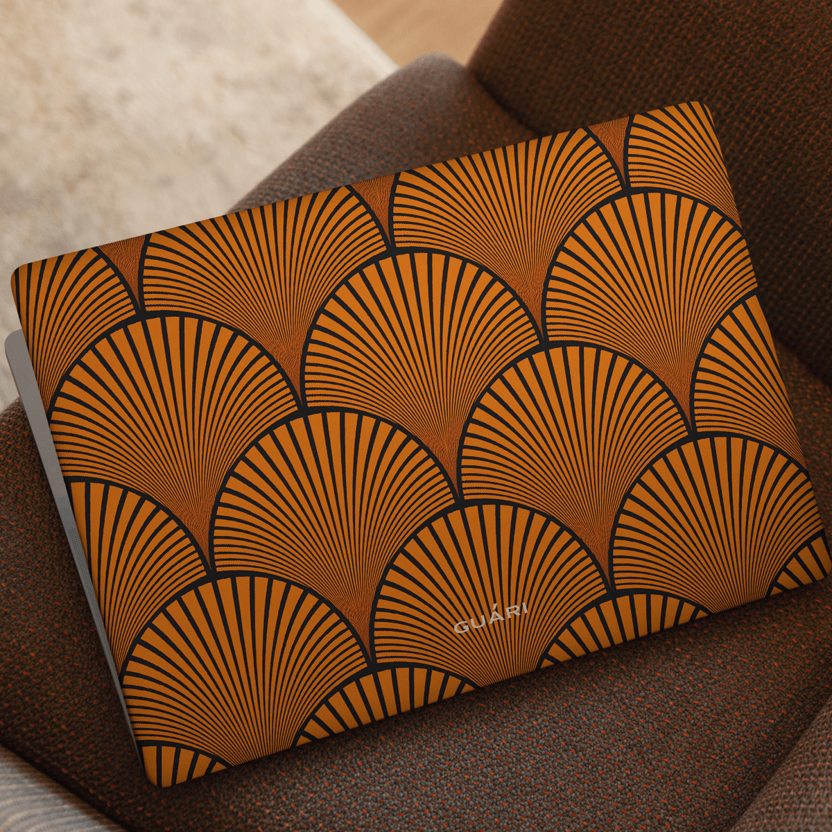 GOLDEN FAN MACBOOK CASE