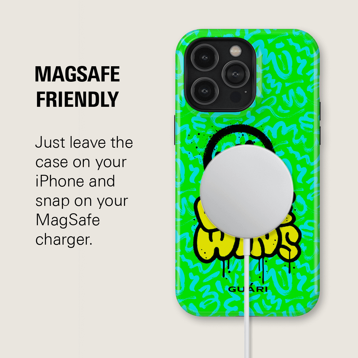 HEART SMILING MAGSAFE PHONE CASE