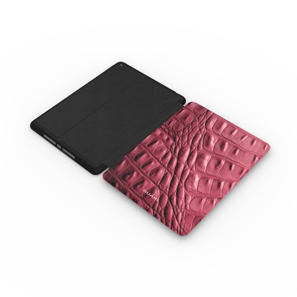 RASPBERRY ALLIGATOR IPAD CASE